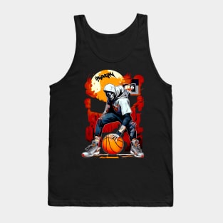 Halloween basketball player ball Tank Top